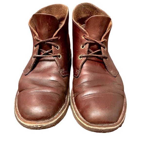 Clarks Originals Men’s Desert Boot Wine/Brown Sz 8 - Picture 2 of 13